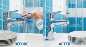 How to Fix Hard Water Stains on Fixtures & Dishes